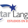 Logo star language blanco